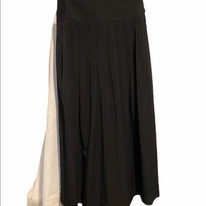 Vintage Chaus long pleated skirt with button side